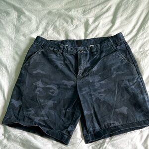 GAP Men’s 36” waist, 8” inseam camouflage cotton shorts. Good condition.